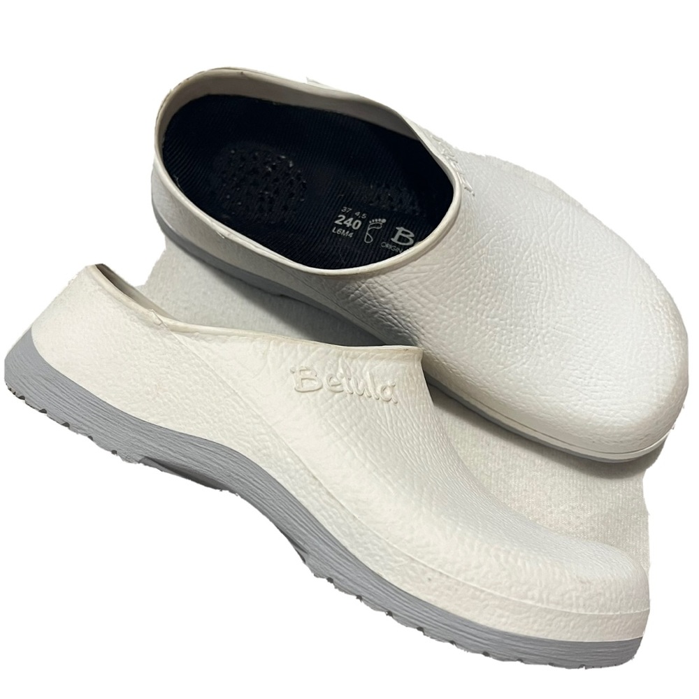 Birkenstock Super Birki Clog size 37 regular white Betula women’s